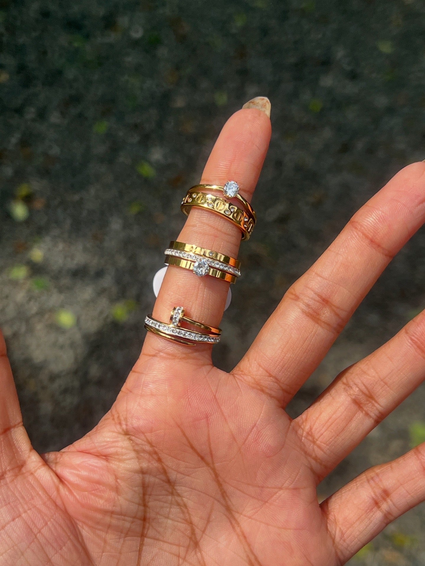 Premium anti tarnish imported rings product code G73
