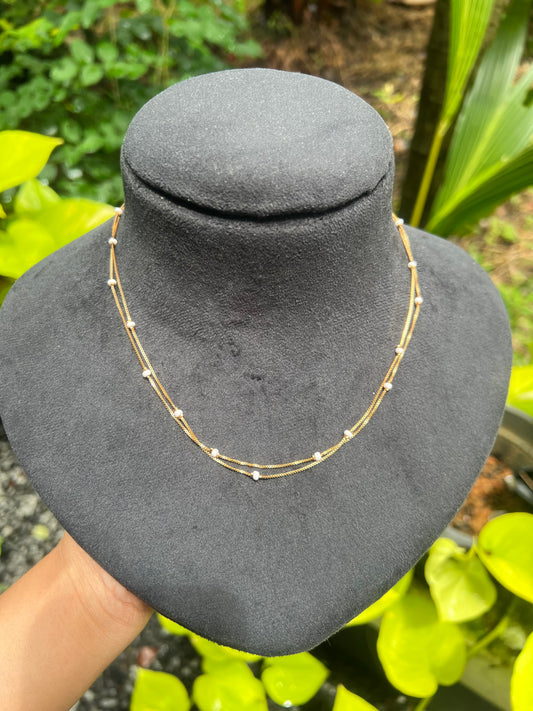 Budget friendly 2layer designer necklace product code P76
