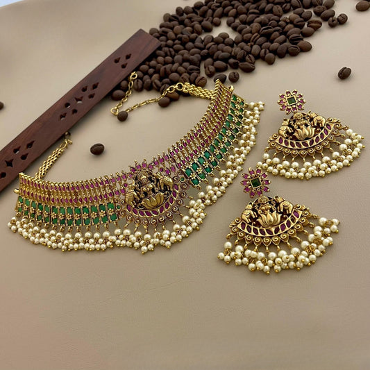 Premium quality Lakhmi choker set product code 1210