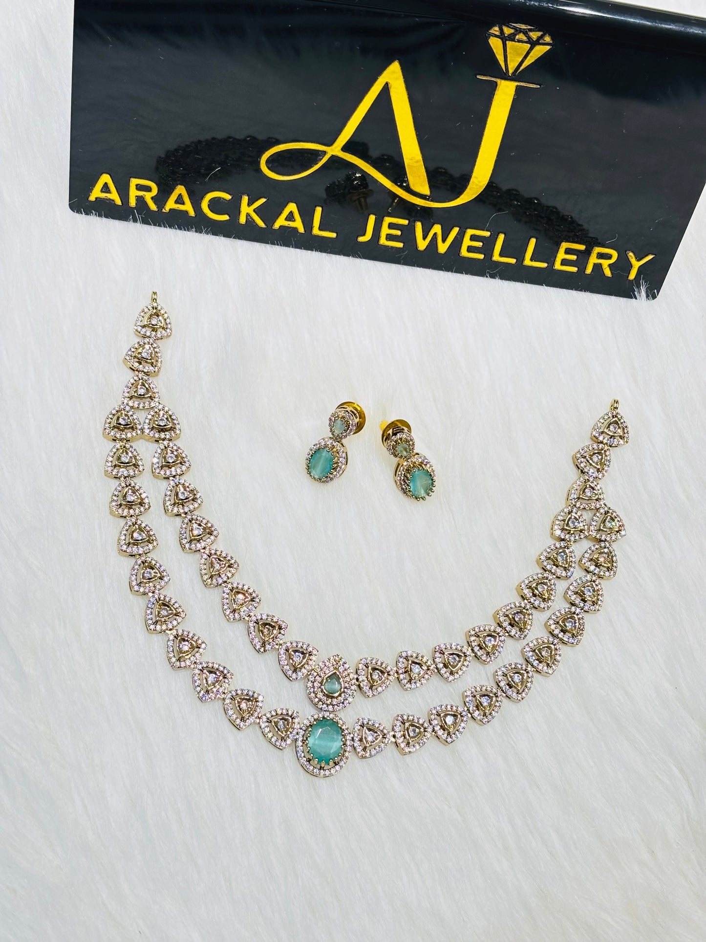 Premium quality Victorian polish ad 2 layer necklace product code N269