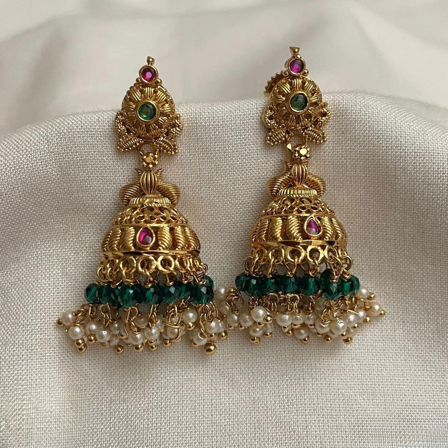 Premium quality traditional non idol jhumka