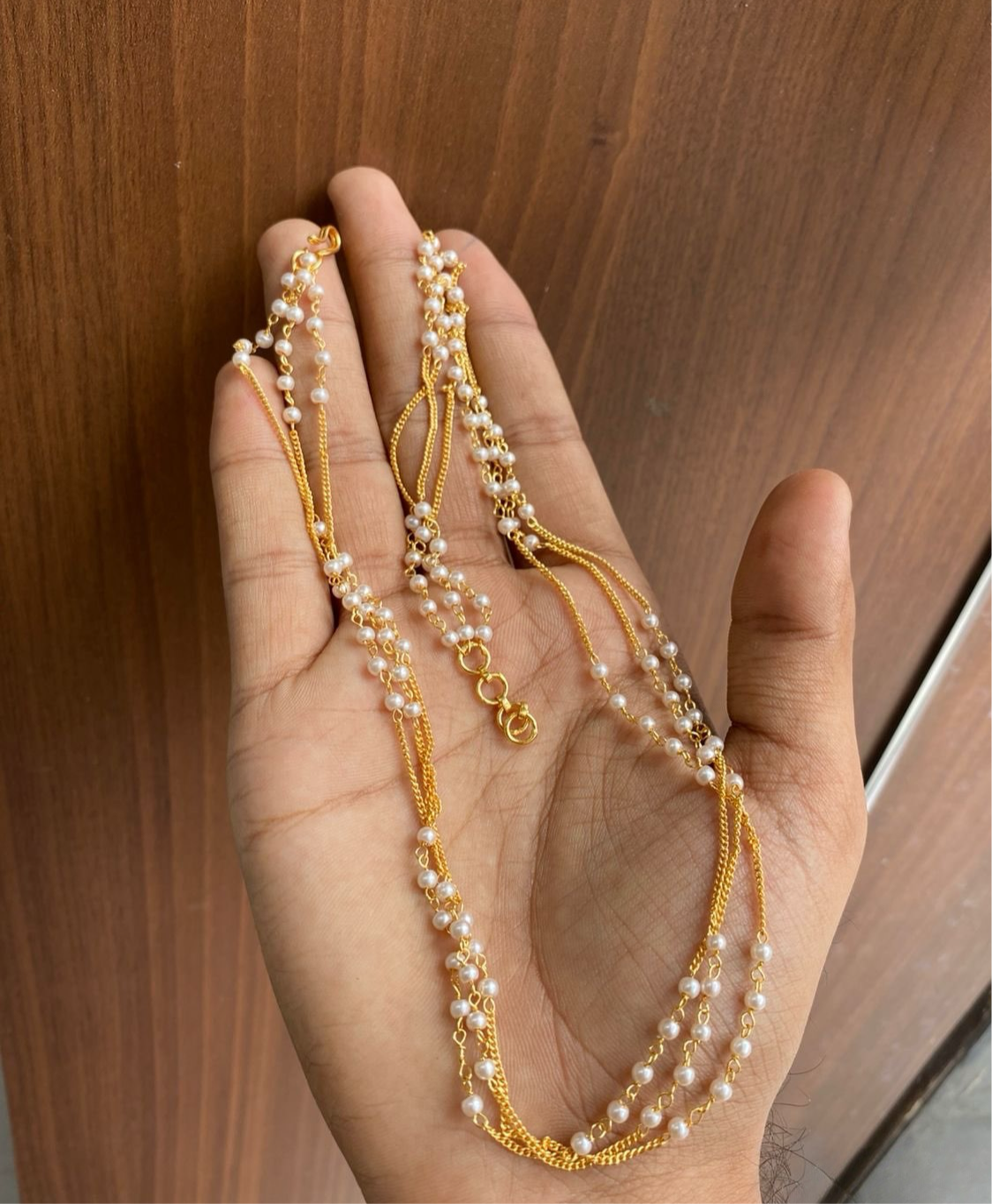 3 layer pearl chain product code 452