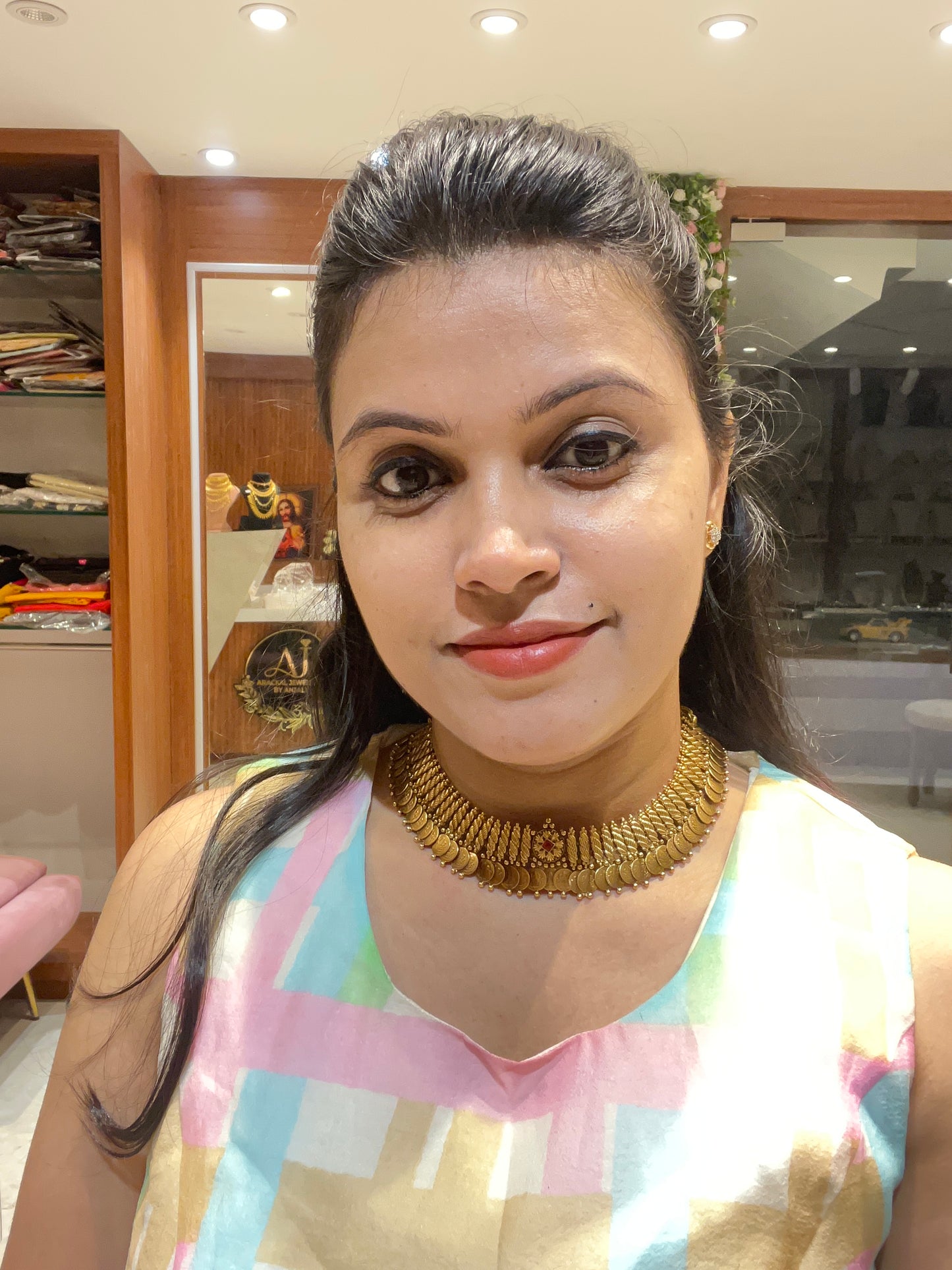Premium quality beautiful fusion coin necklace set product code T35
