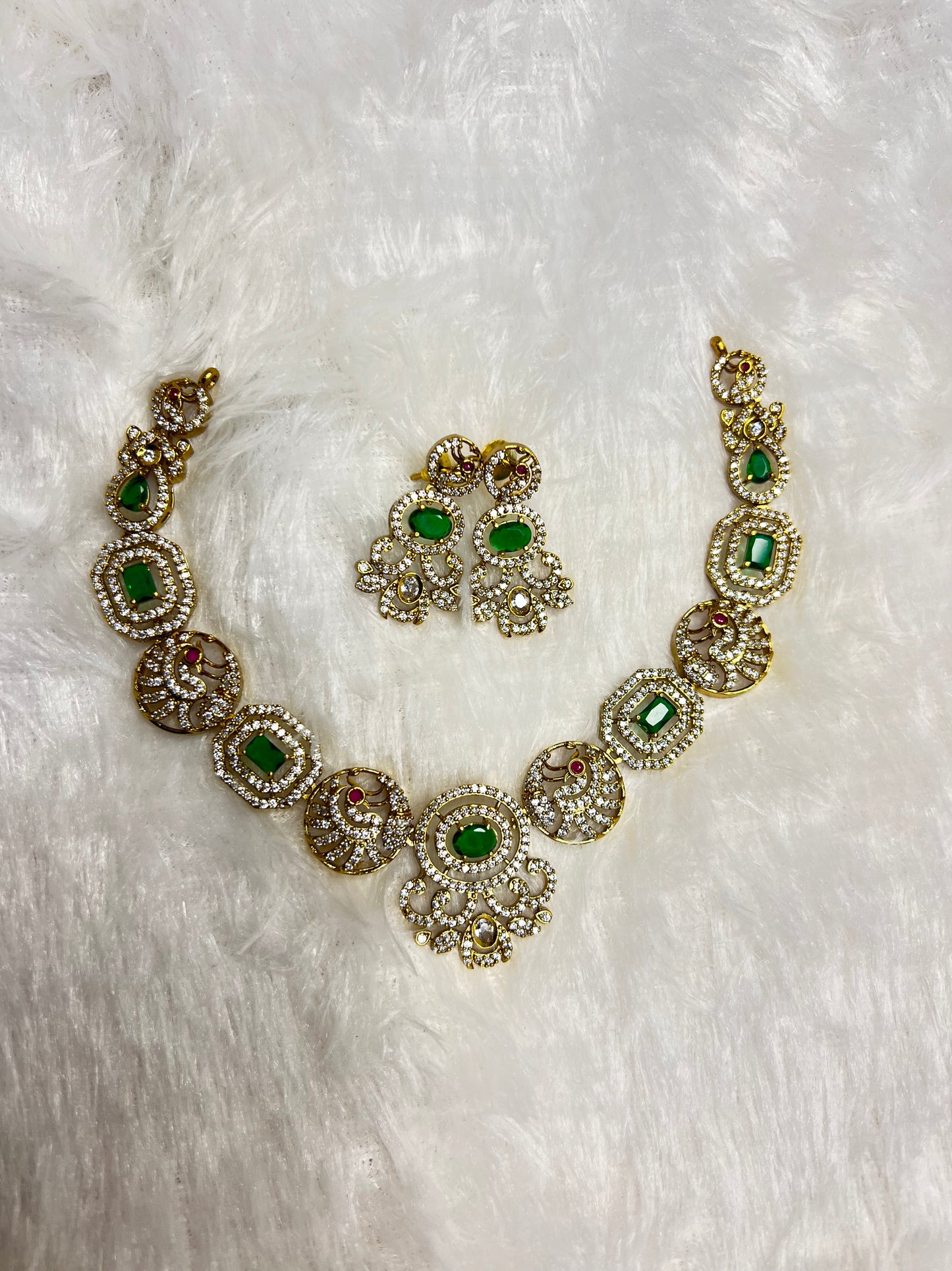 Premium ad peacock style necklace product code 754