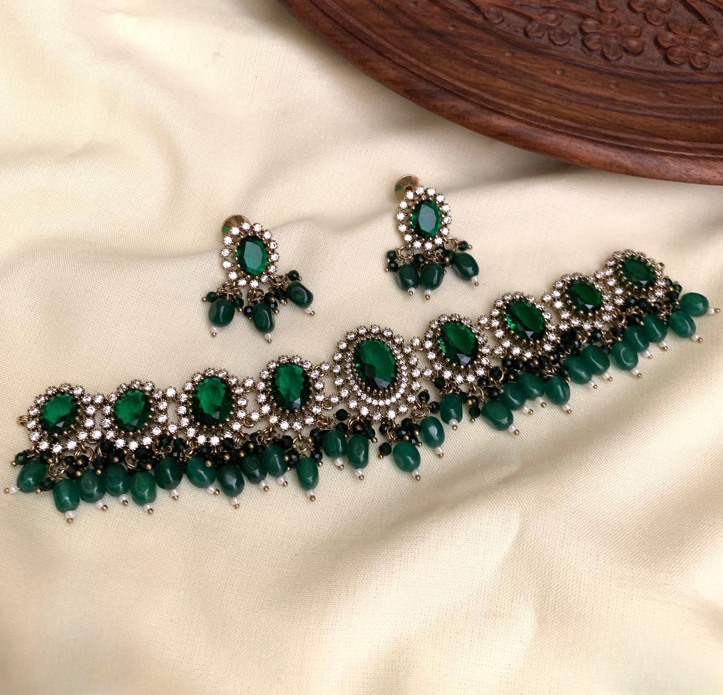 Premium bridal choker set product code 965