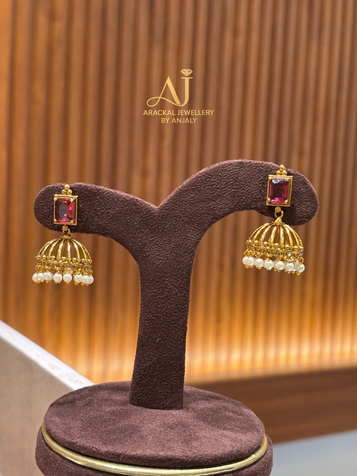 Premium quality stylish delicate pearl hanging jhumka product code E50