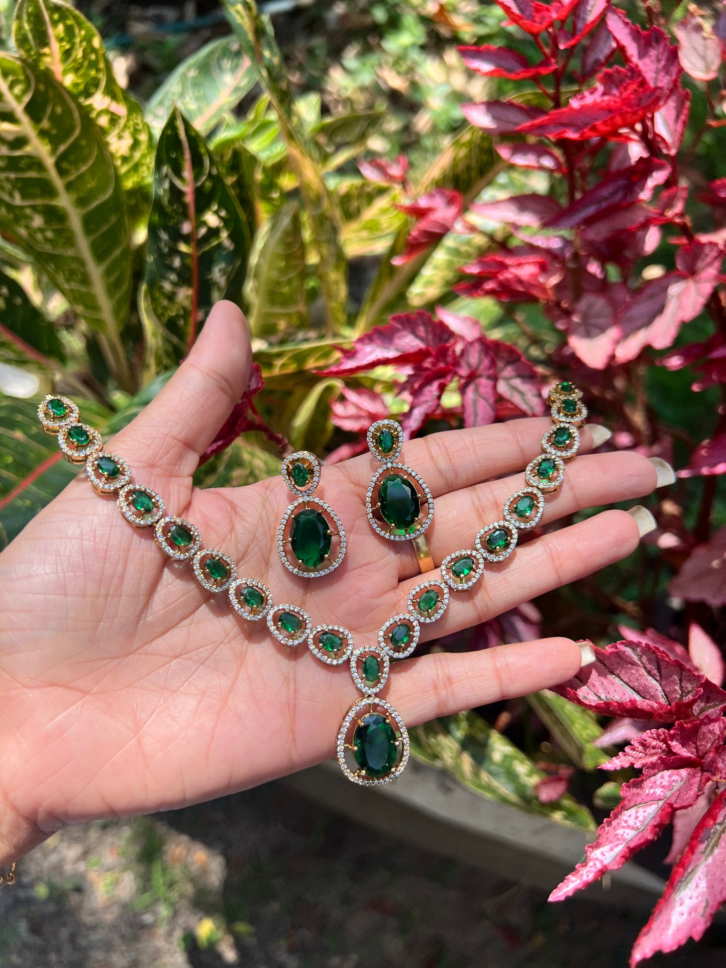Premium designer ad necklace product code 587