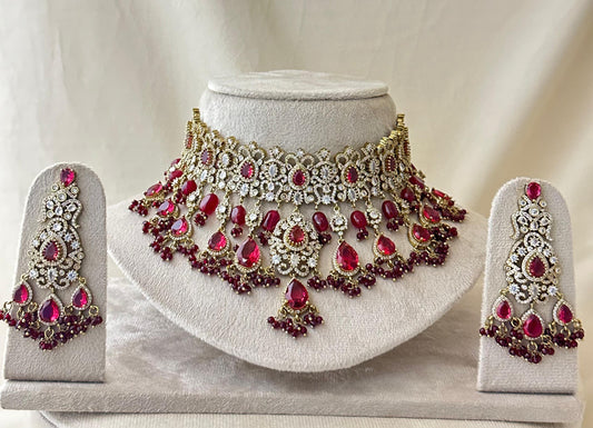 Premium heavy bridal choker set product code 964