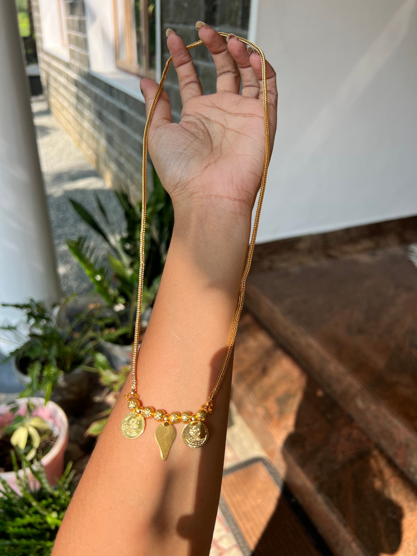 Premium gold plated daily wear thali chain 24inch product code Thali01