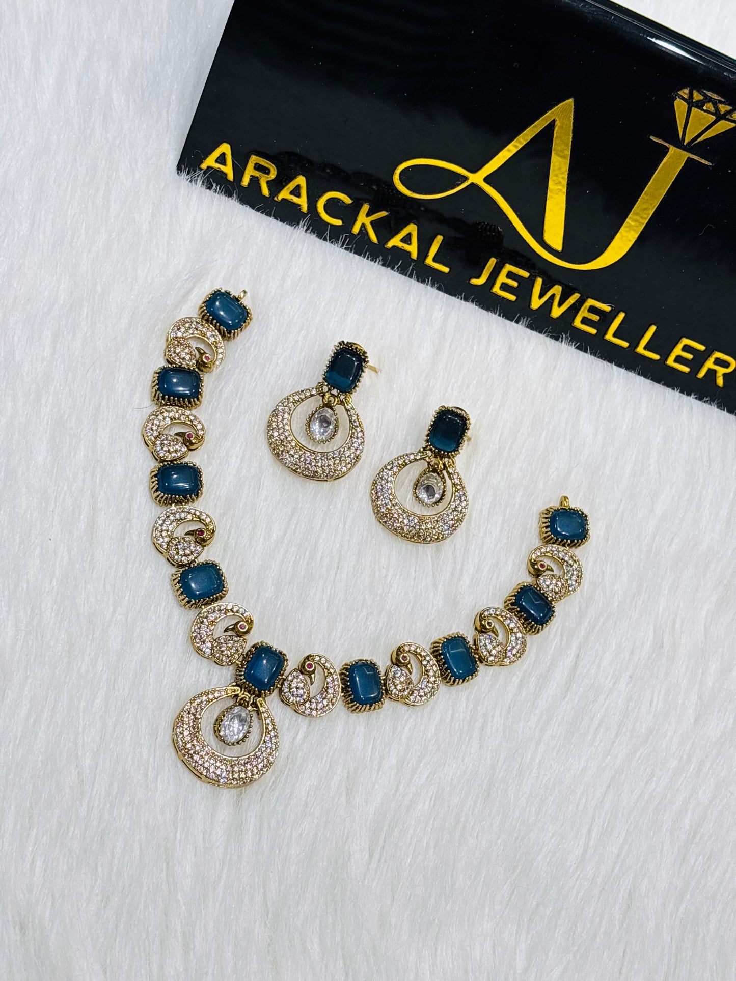 Premium quality ad Victorian polish designer necklace product code N257