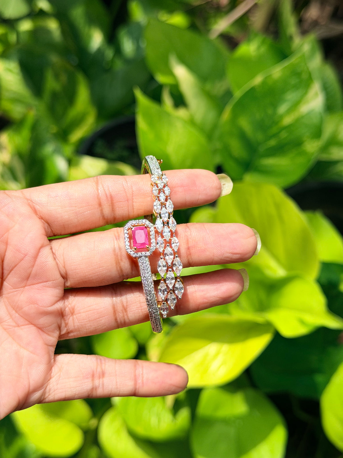 Premium diamond finish party wear bracelet product code B255