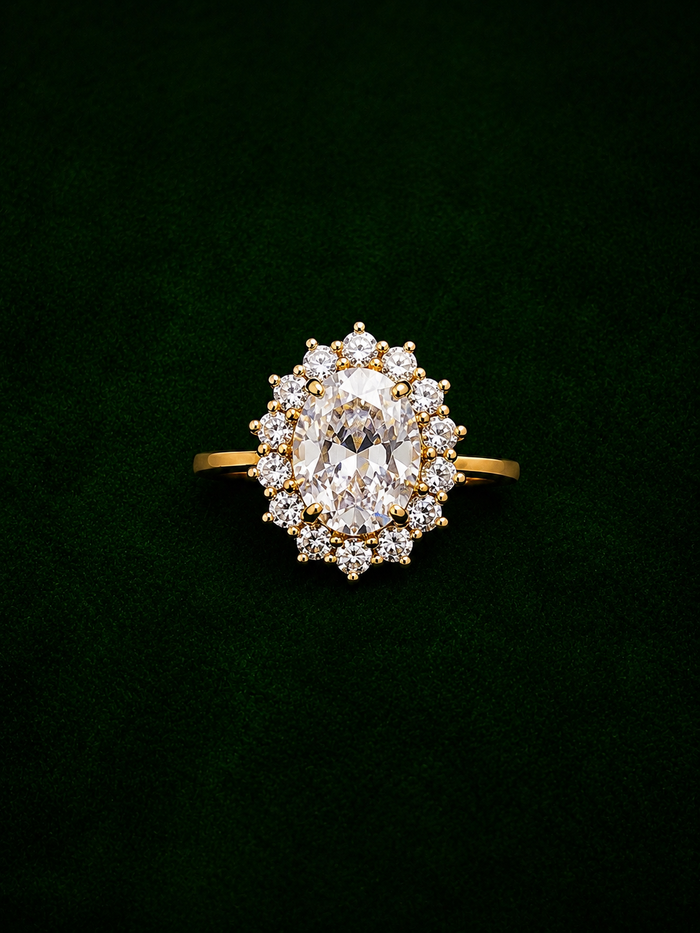 Premium diamond finish adjustable ring product code R63