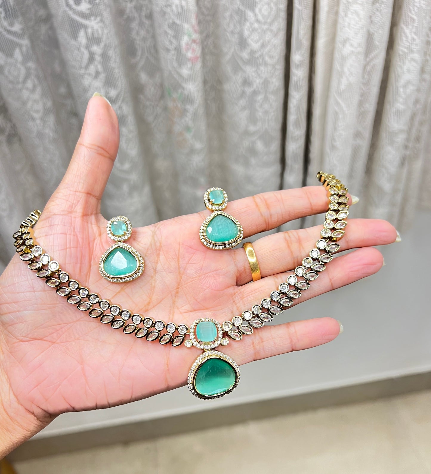 Premium  jadau Kundan necklace