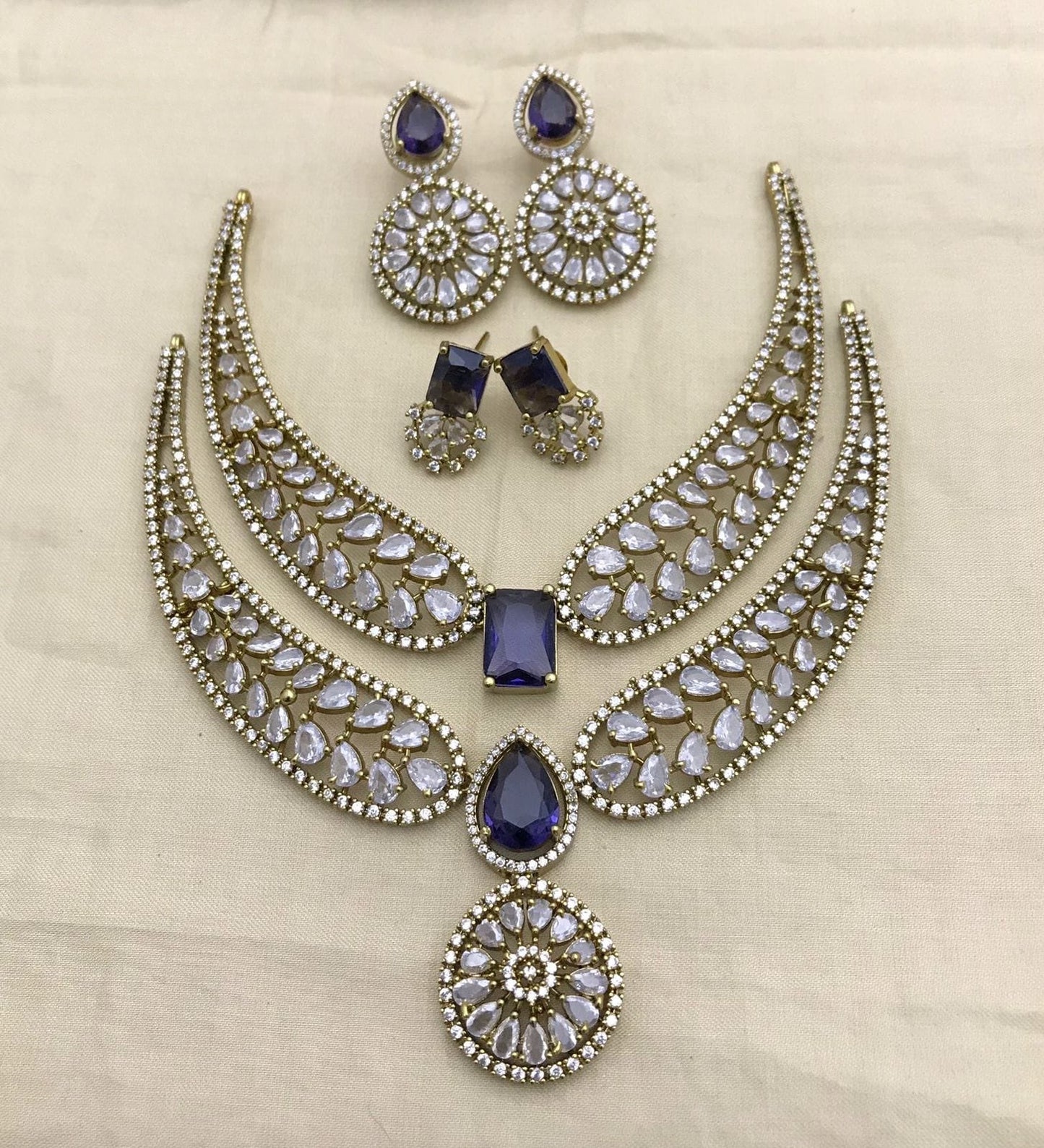 Premium angel wings ad necklace combo 2 set