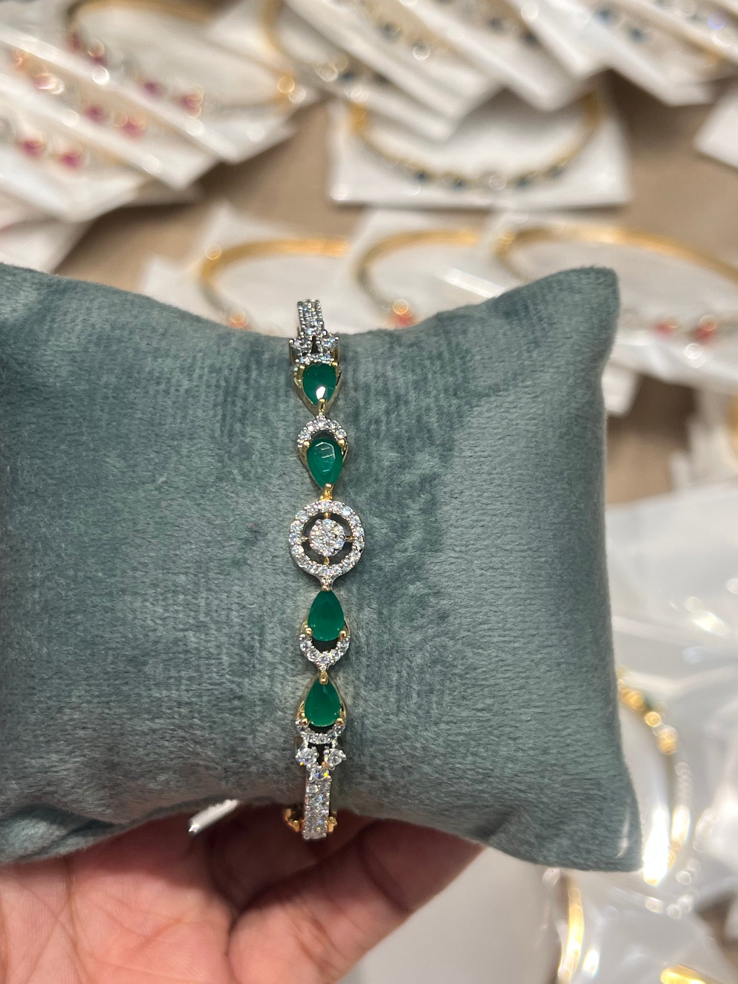 Premium party wear diamond finish openable bracelet product code D205