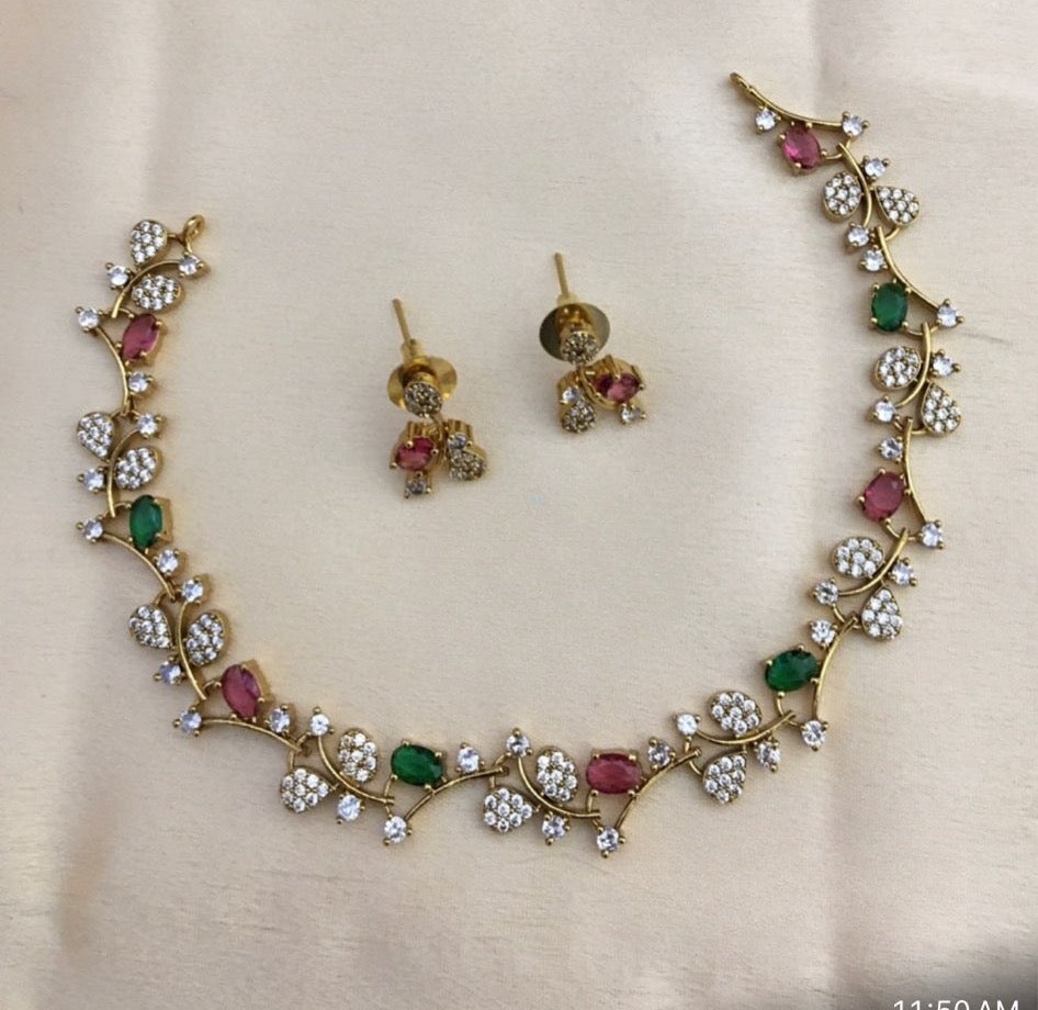 Floral Premium Design Necklace Set product code 897