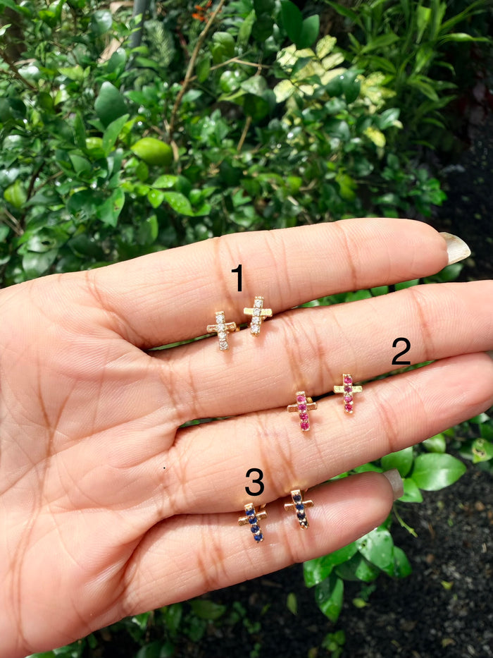 Premium gold plated second stud/kids stud product code E219
