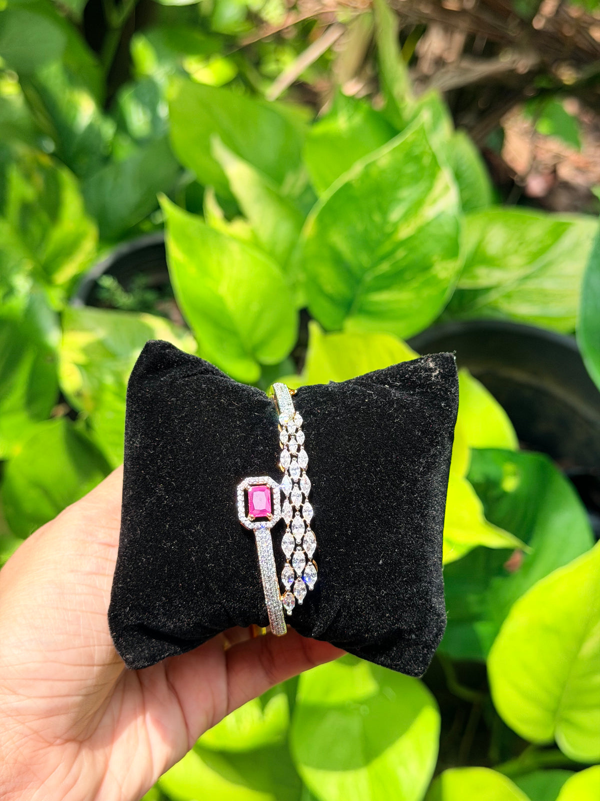 Premium diamond finish party wear bracelet product code B255