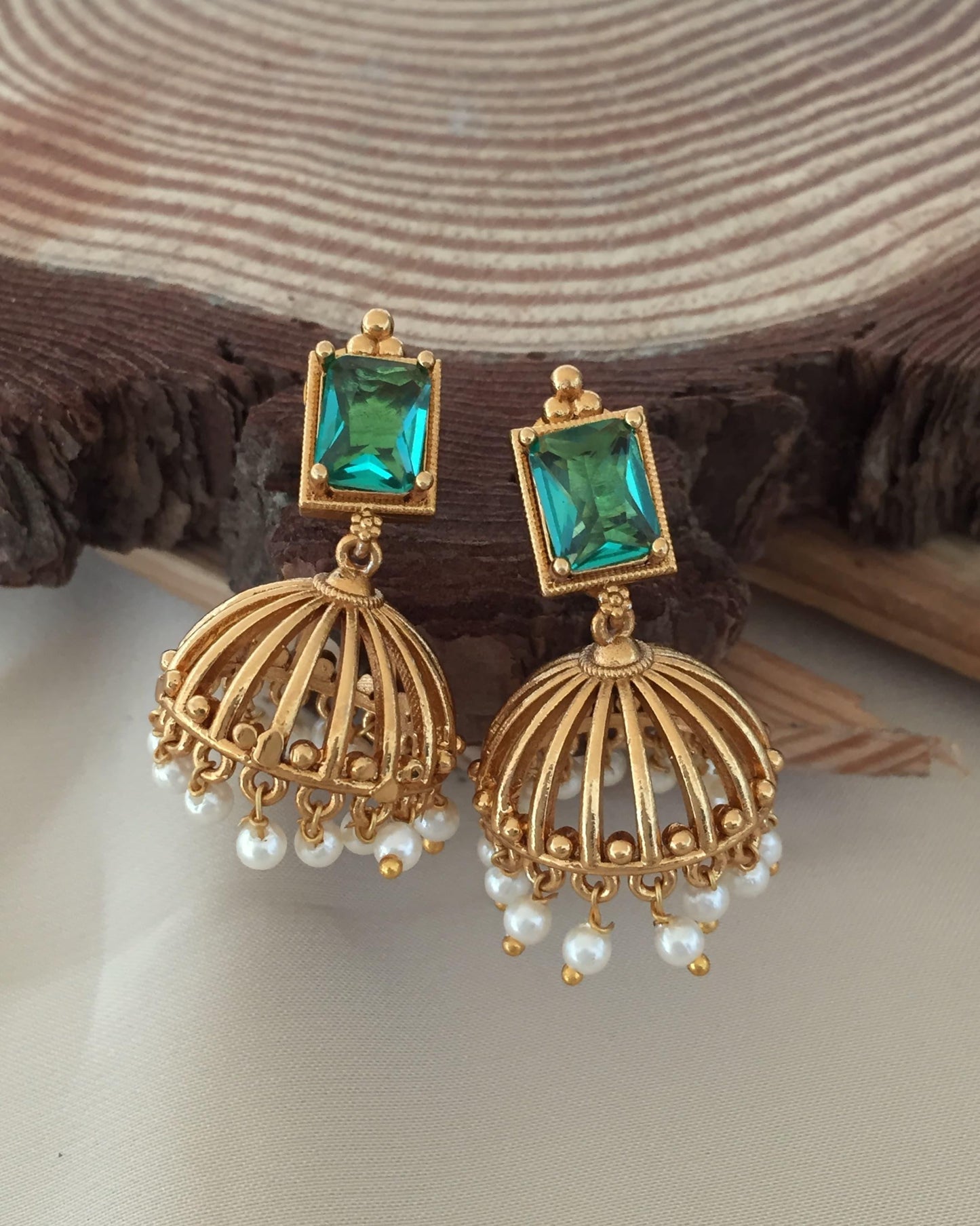 Premium quality stylish delicate pearl hanging jhumka product code E50