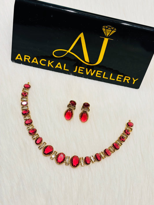 Premium quality ad designer necklace product code N271