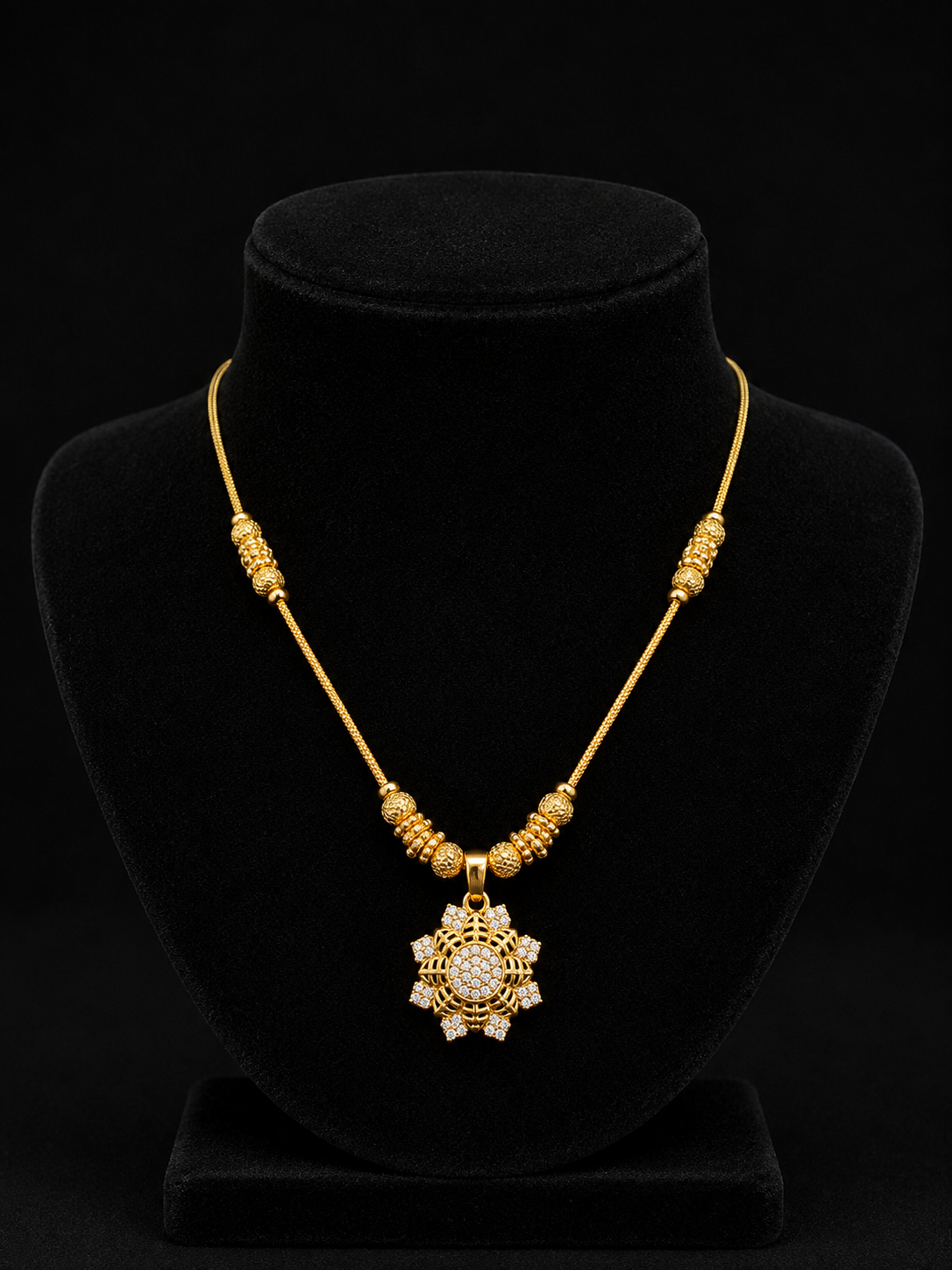 Premium gold plated ad star pendant chain product code G118