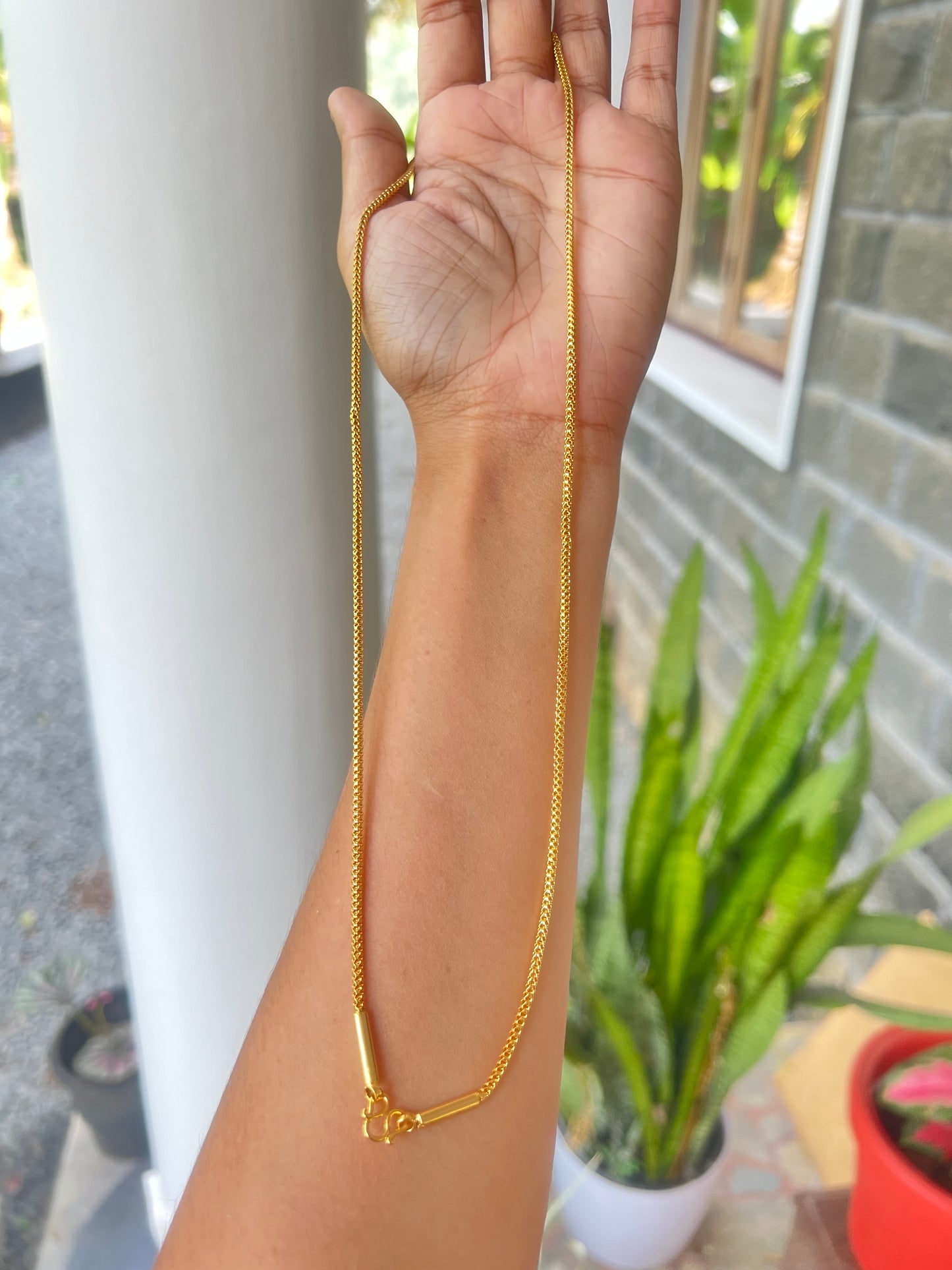 Premium gold plated 8pidi thali chain
