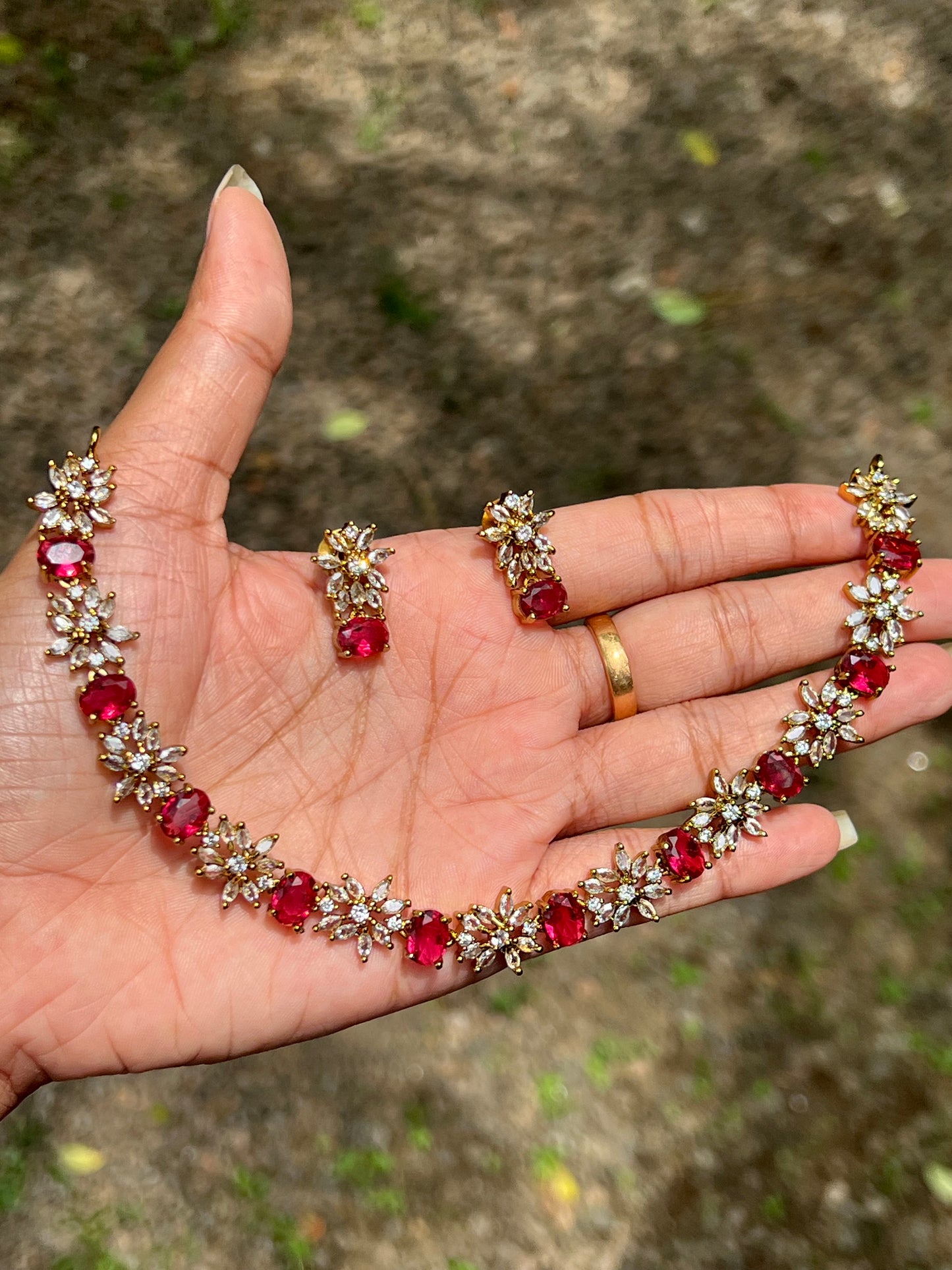 Premium ad shining star necklace product code 738