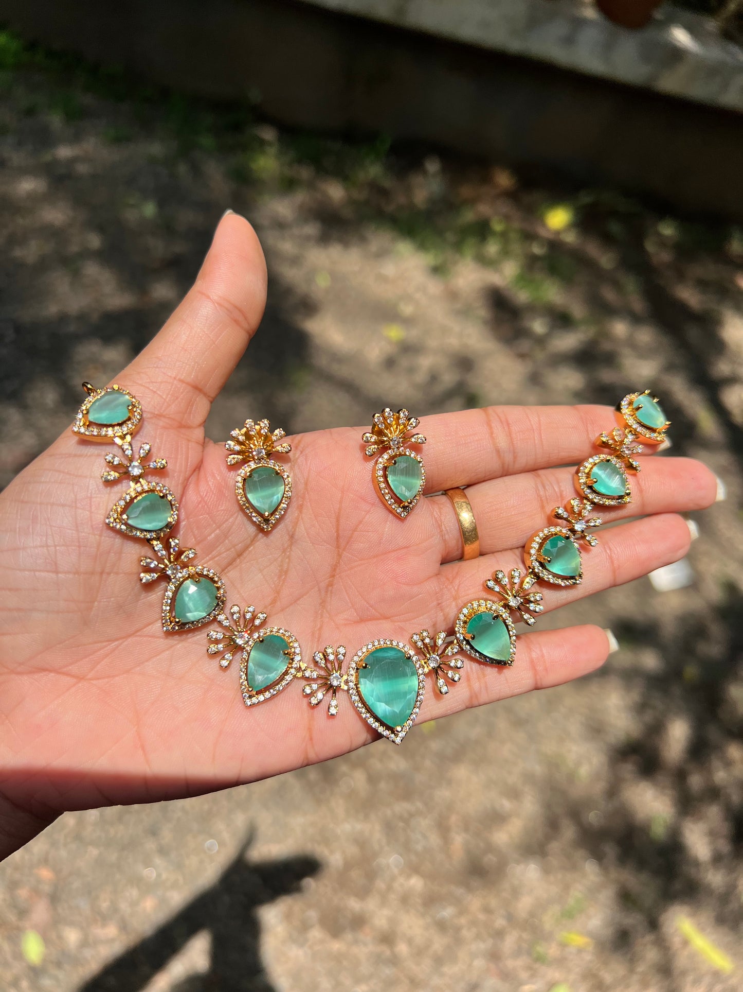 Premium quality ad necklace set product code 443