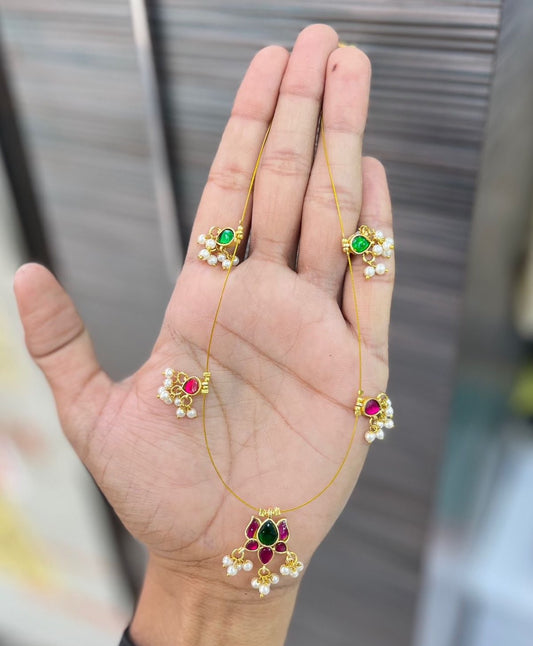Invisible lotus necklace product code 907