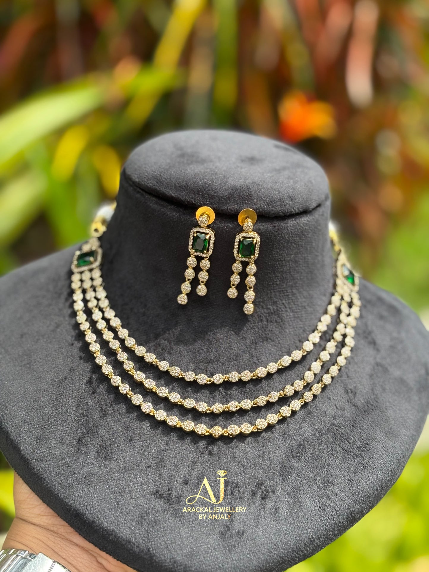 Premium 3 layer ad necklace product code N275