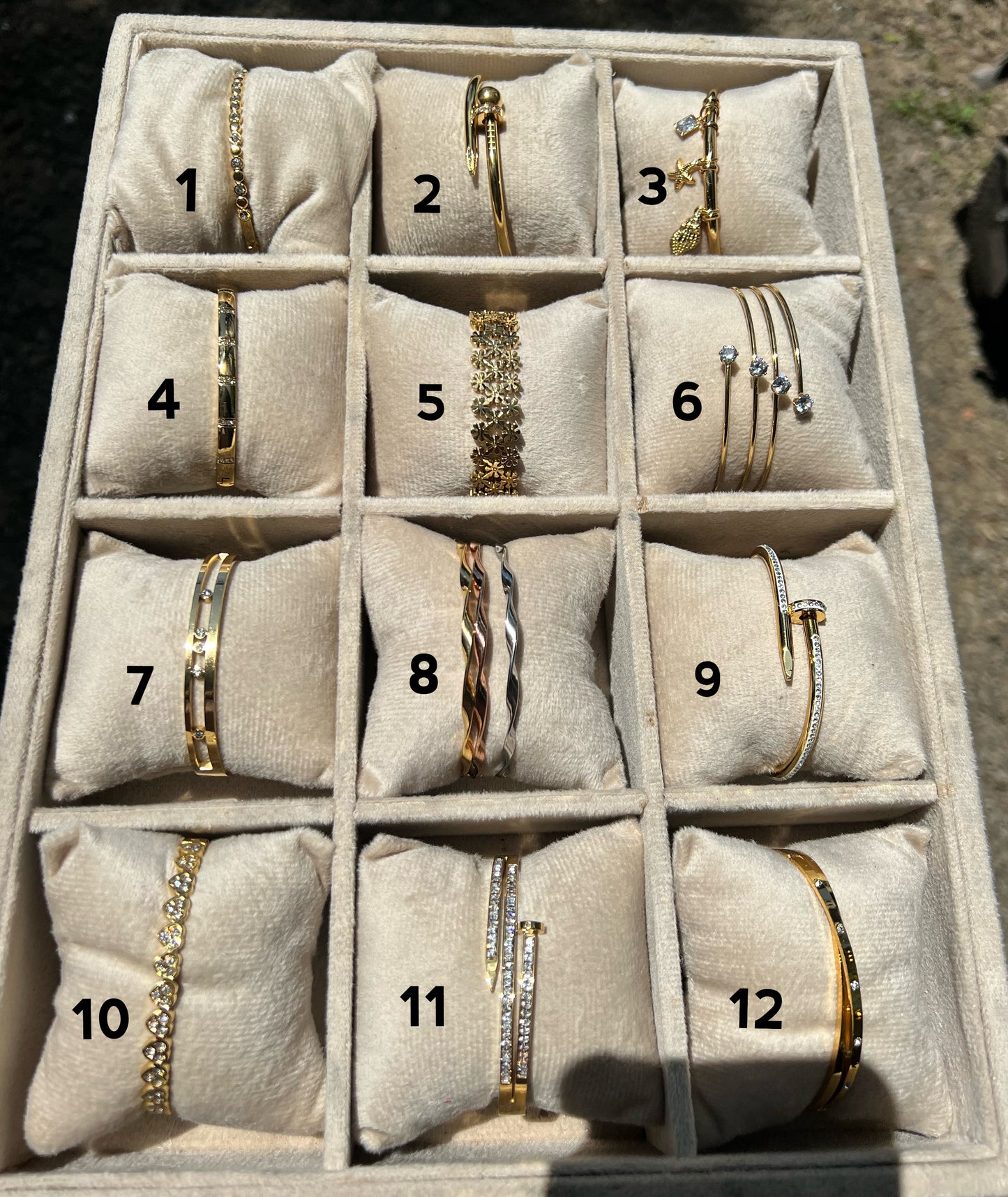 Premium quality anti tarnish Daily wear bracelet/bangles product code B90 (suitable for 2.4,2.6,2.8)