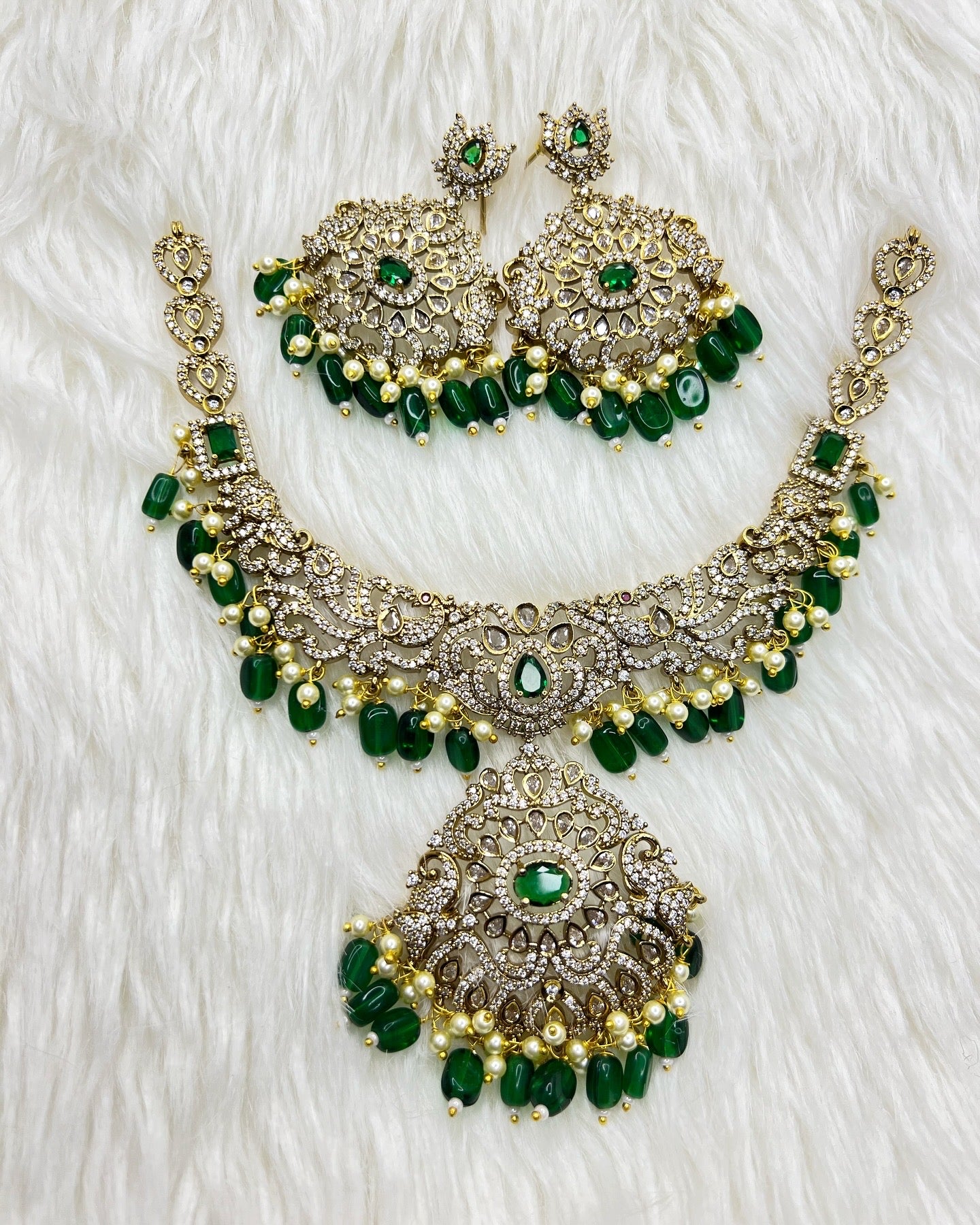 Premium trending bridal necklace product code 886
