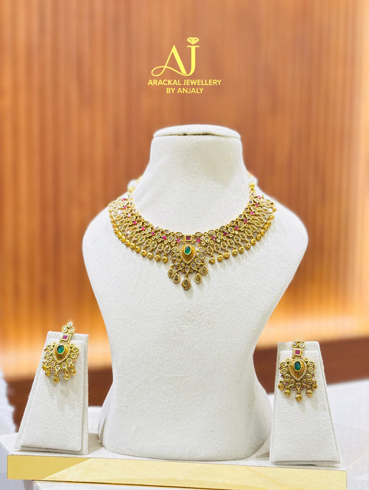 Bridal ad necklace product code  448
