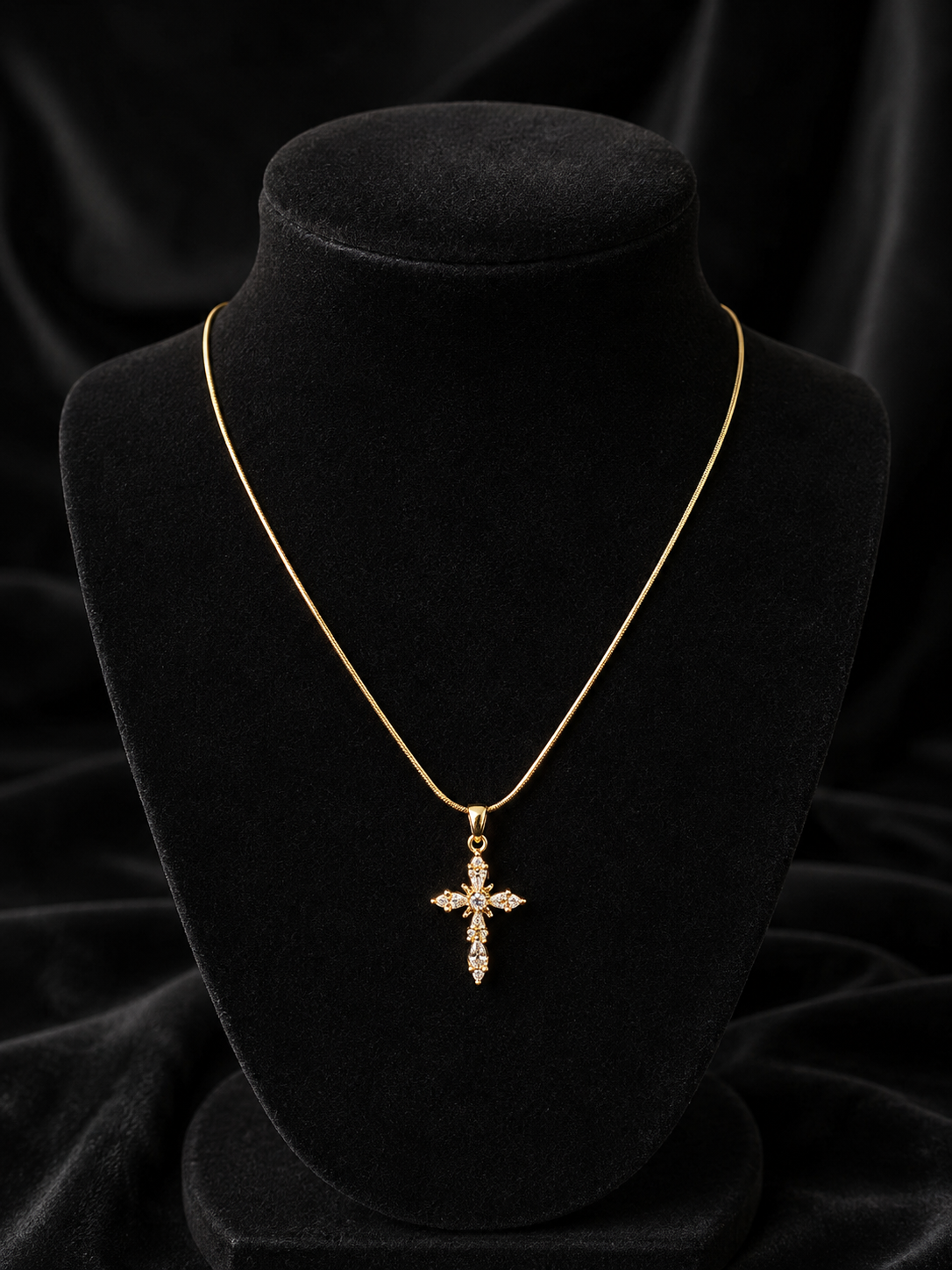 Premium stainless steel cross pendant chain product code G142