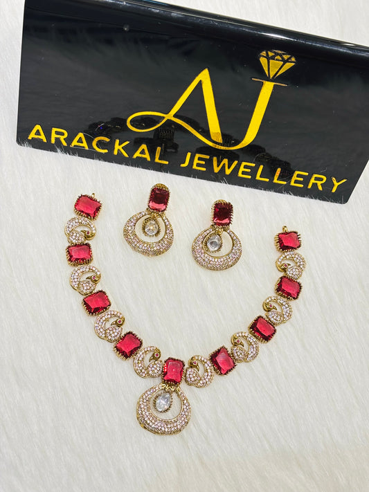 Premium quality ad Victorian polish designer necklace product code N257