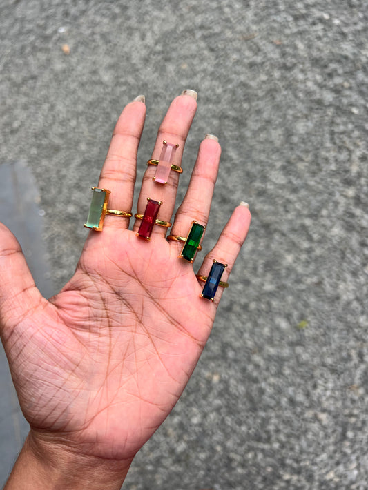 Premium gold plated adjustable Sufi rings product code R19