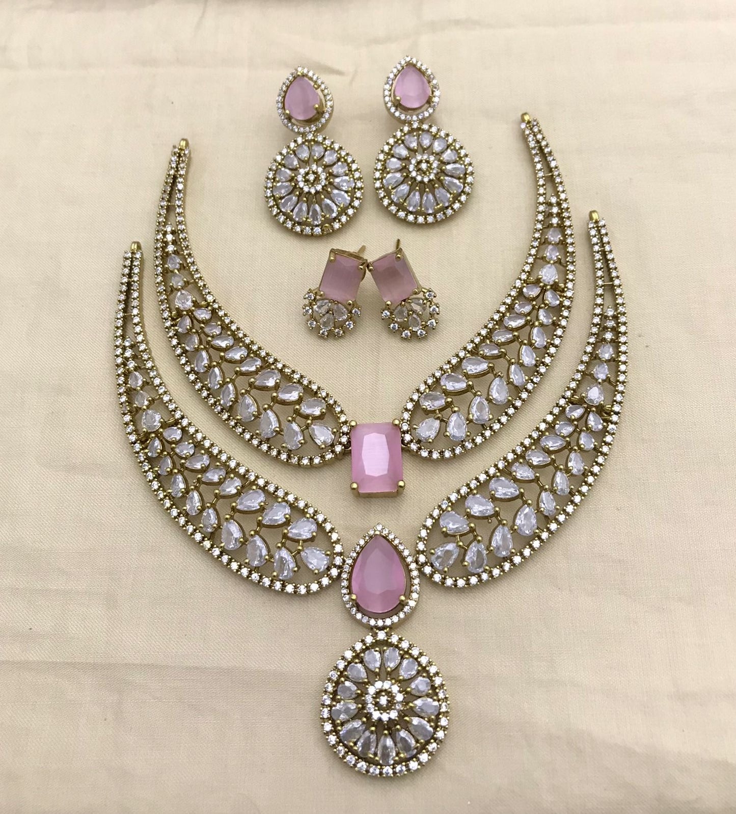 Premium angel wings ad necklace combo 2 set