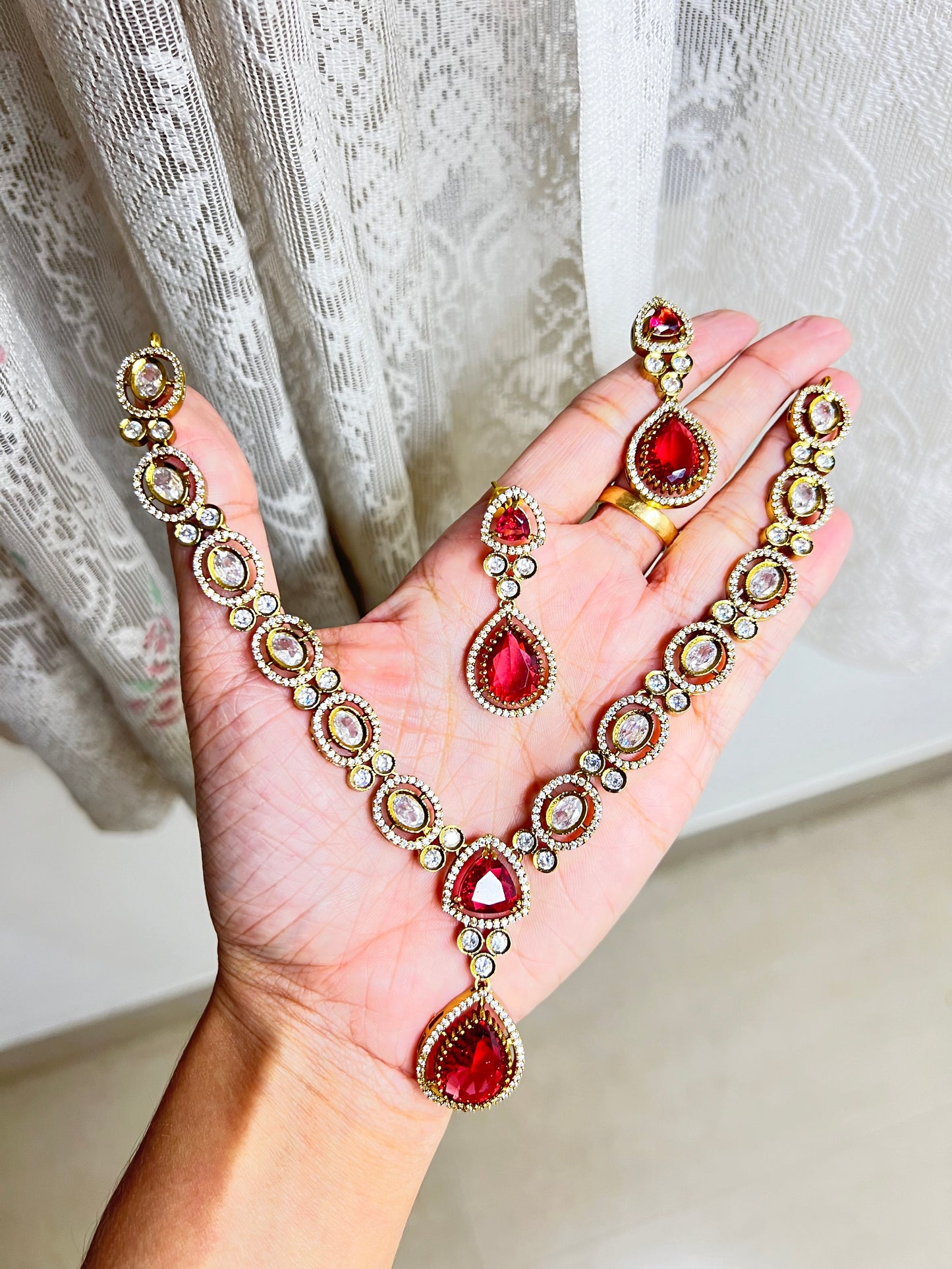 Trending jadau Kundan ad necklace product code 695