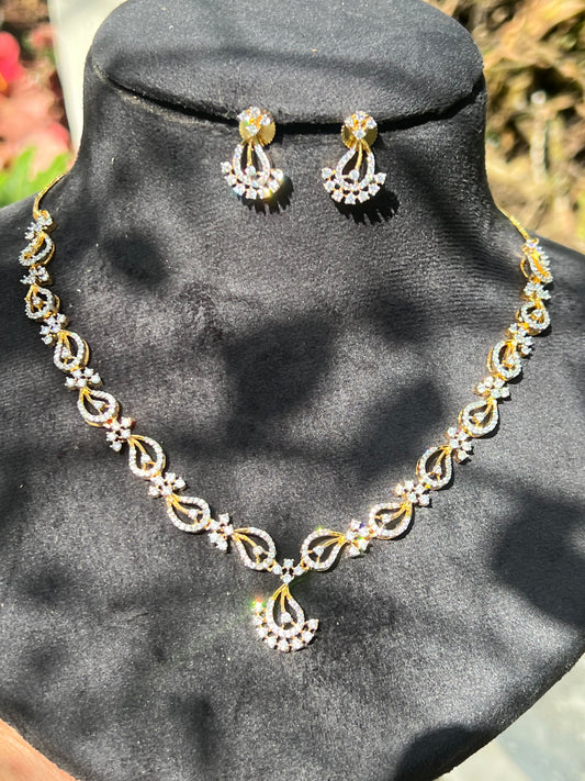 Premium daimond finish ad necklace product code N218
