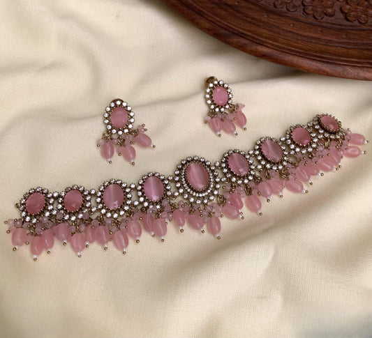 Premium bridal choker set product code 965