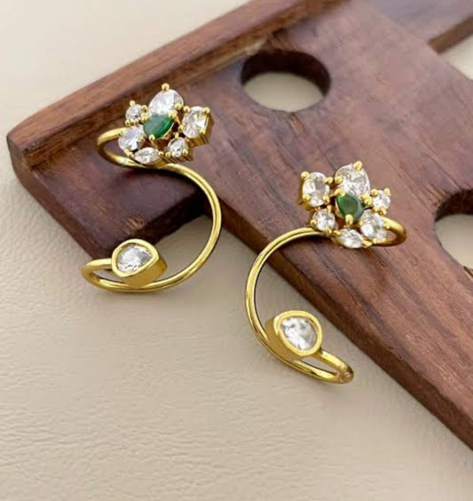 Premium trending spiral design earcuff product E172