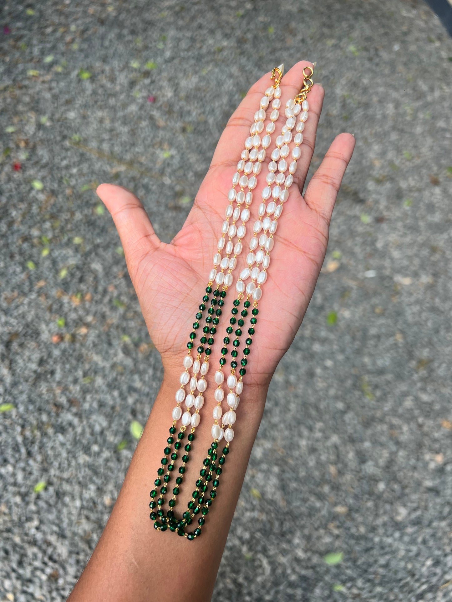 Premium trending pearl Mala product code P25