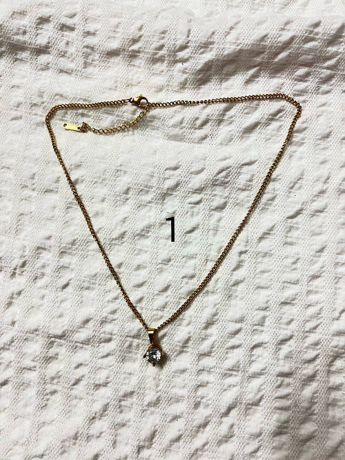 18k gold plated daily wear anti tarnish necklace