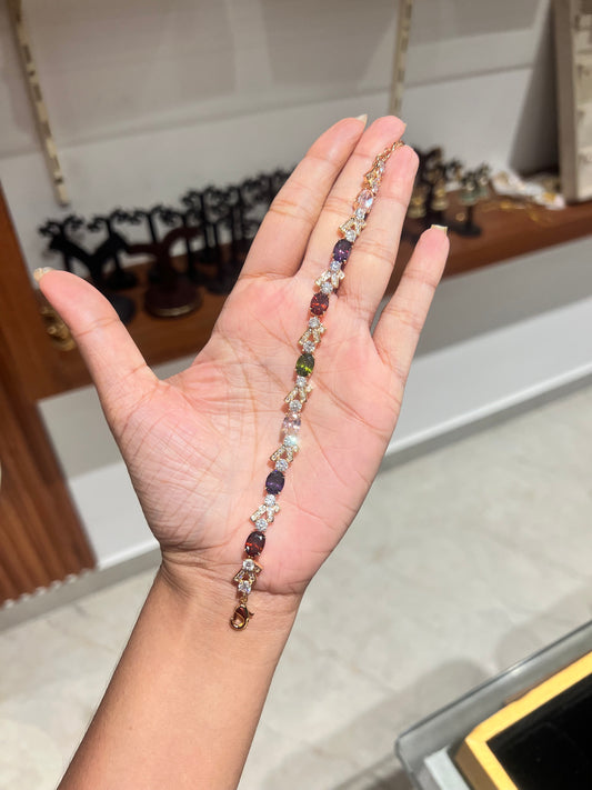 Premium quality ad Multi color stone bracelet product code G75