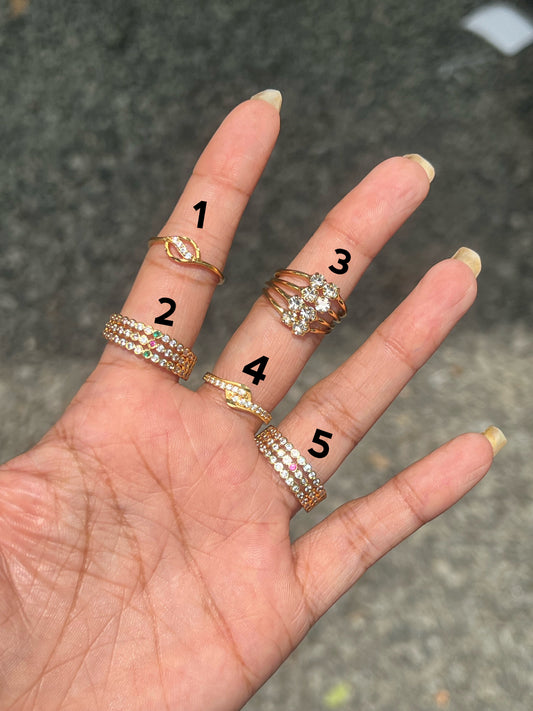 Premium gold plated rings product code R44