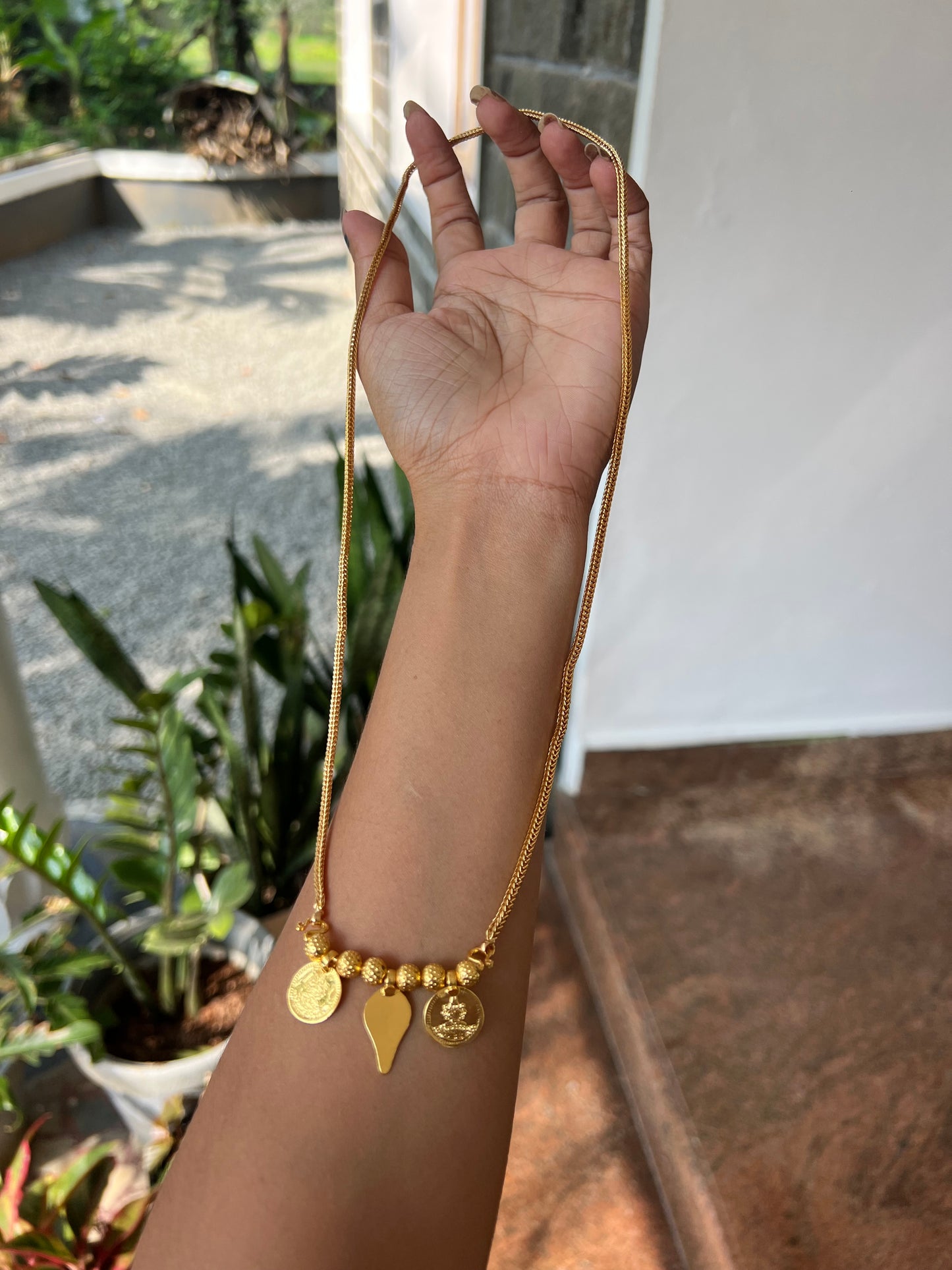 Premium gold plated daily wear thali chain 24inch product code Thali01