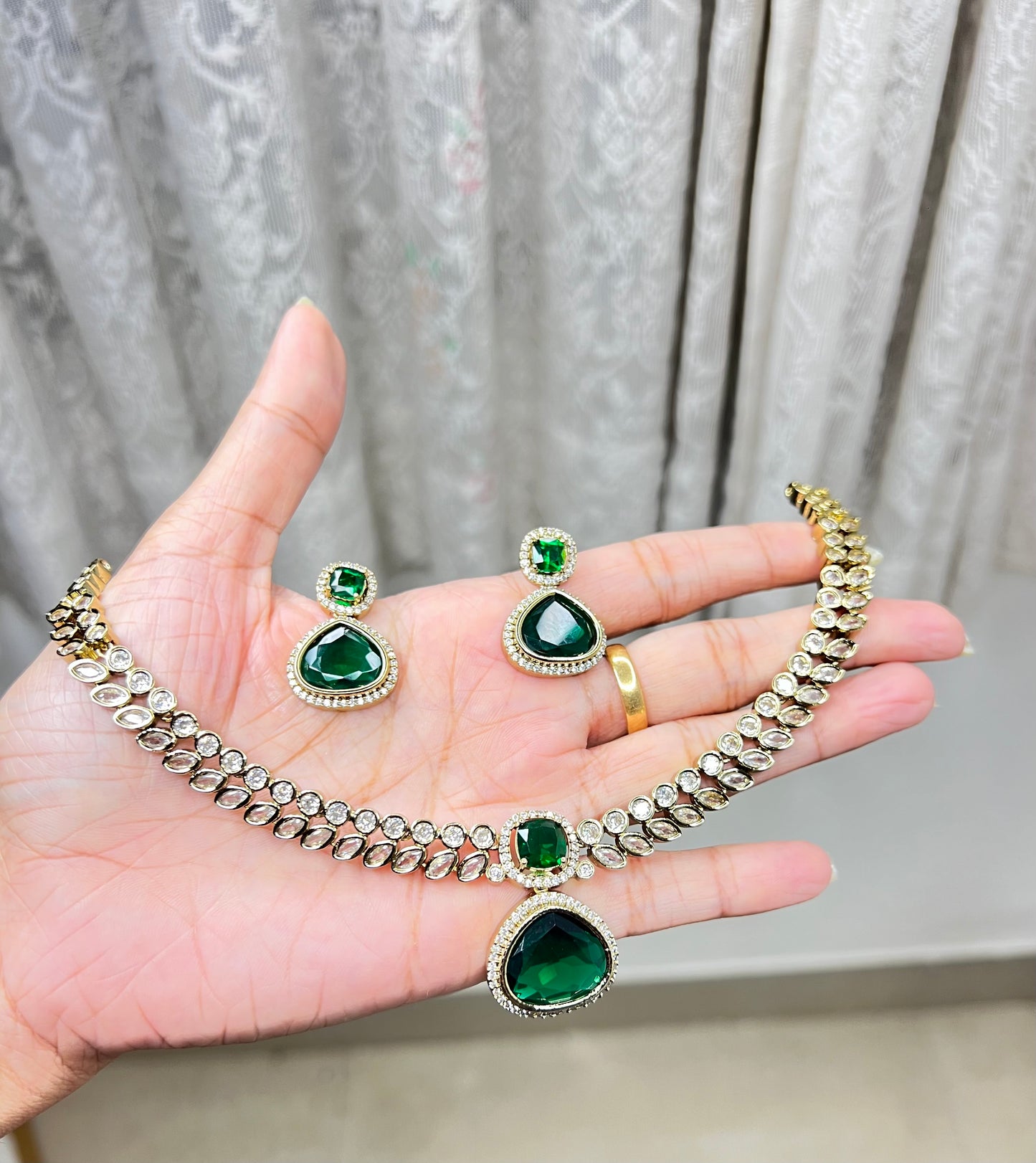 Premium  jadau Kundan necklace