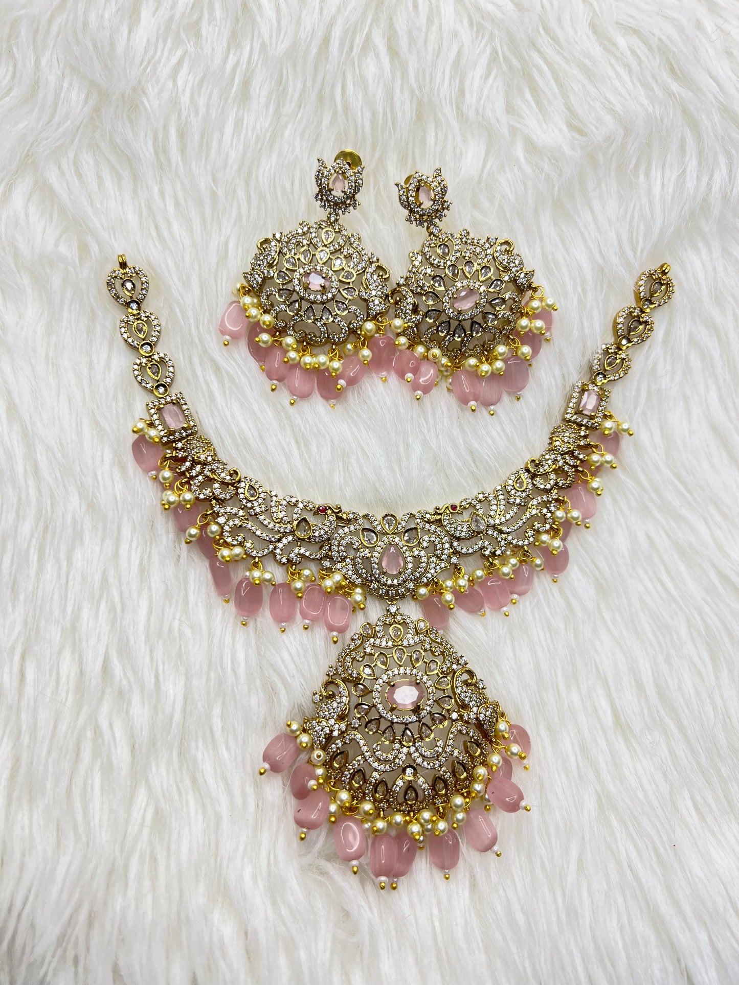 Premium trending bridal necklace product code 886