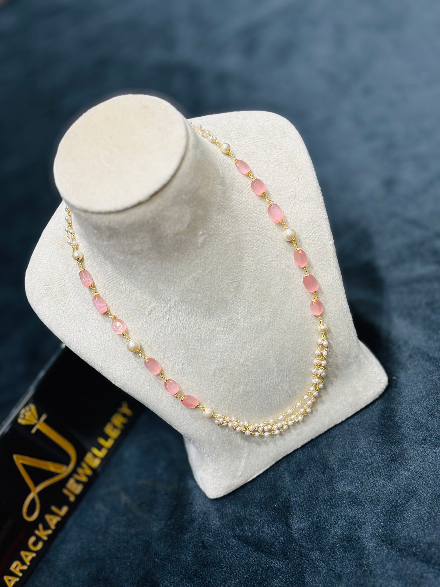 Premium trending pearls layered necklace product code N389
