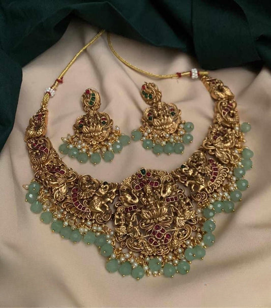 Lakshmi Nagas necklace product code 490